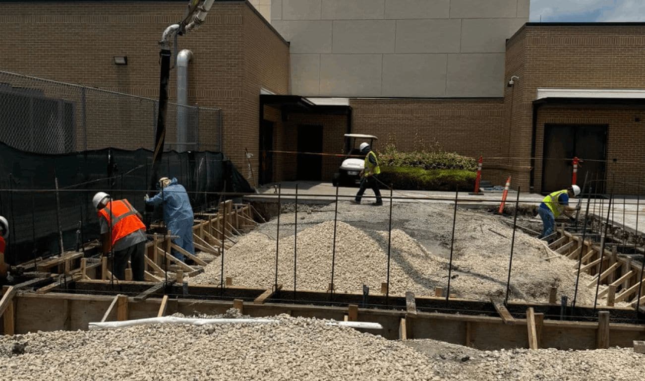 Long Pipe Concrete Pumping